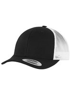 FLEXFIT Retro Trucker Cap mit 2-Tone Design – Black/White