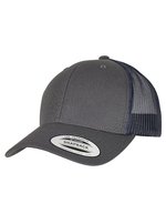 FLEXFIT Retro Trucker Cap mit 2-Tone Design, Black/White One Size, FX6606T – Antracite/Nero