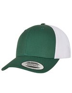 FLEXFIT Retro Trucker Cap mit 2-Tone Design, Black/White One Size, FX6606T – Evergreen/Bianco
