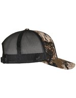 FLEXFIT Veil Camo Retro Trucker Cap, Poseidon Black One Size, FX6606VC – Bild 6