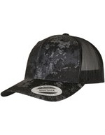 FLEXFIT Veil Camo Retro Trucker Cap, Poseidon Black One Size, FX6606VC – Bild 2