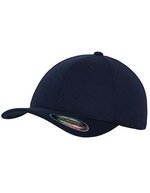 Flexfit Double Jersey Cap, 6-Panel, Heather Grey L/XL, FX6778 – Navy