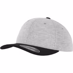 Flexfit Double Jersey Cap with Contrast Colours, Grey/Black L/XL, FX6778T – image 3