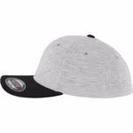 Flexfit Double Jersey Cap with Contrast Colours, Grey/Black L/XL, FX6778T – image 5