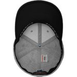 Flexfit Double Jersey Cap mit Kontrastfarben, Grey/Black L/XL, FX6778T – Bild 8