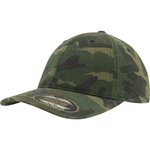 Flexfit Casquette Washed Camo 6 panneaux, Green Camo S/M, FX6977CA – Bild 3