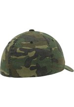 Flexfit Casquette Washed Camo 6 panneaux, Green Camo S/M, FX6977CA – Bild 4