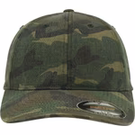 Flexfit Washed Camo Cap 6-Panel, Green Camo S/M, FX6977CA – image 7