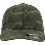 Flexfit Casquette Washed Camo 6 panneaux, Green Camo S/M, FX6977CA – Bild 7