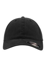 FLEXFIT Waschbare Baumwoll-Dad-Cap im Vintage-Look, Black L/XL, FX6997 – Bild 3