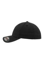 FLEXFIT Waschbare Baumwoll-Dad-Cap im Vintage-Look, Black L/XL, FX6997 – Bild 4