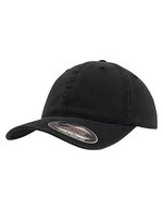 FLEXFIT Waschbare Baumwoll-Dad-Cap im Vintage-Look, Black L/XL, FX6997 – Bild 2