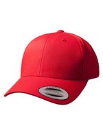 Flexfit Snapback Cap 6-Panel Design, Black One Size, FX7706 – Red