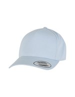 5-Panel Curved Classic Snapback Cap – Bleu clair