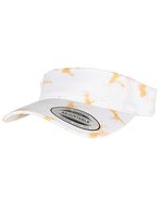 FLEXFIT Batik-Dye Cap mit Curved Visor, Black-White One Size, FX8888BD – Orange-White