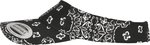 FLEXFIT Bandana Print Visor mit Klettverschluss, Black/White One Size, FX8888BP – Bild 6