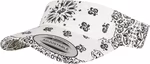 FLEXFIT Bandana Print Visor mit Klettverschluss, Black/White One Size, FX8888BP – Bild 8