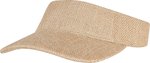 Flexfit Bast Sonnenblende aus Jute, Black One Size, FX8888BV – Bild 1