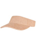 Flexfit Bast Sonnenblende aus Jute, Black One Size, FX8888BV – Nature