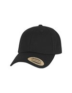 Low Profile Cap with Elastic Snip – Black
