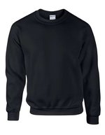 Gildan DryBlend® Crewneck Sweatshirt mit Fleece – Black