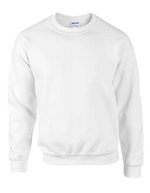 Gildan DryBlend® Crewneck Sweatshirt mit Fleece – White
