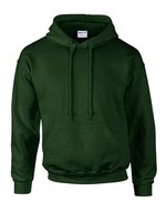 Gildan DryBlend® Fleece Hoodie mit Kapuze – Forest Green