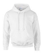 Gildan DryBlend® Fleece Hoodie mit Kapuze, Royal S, G12500 – White