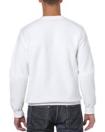 Gildan Heavy Blend Crewneck Sweatshirt ohne Nähte, White 3XL, G18000 – Bild 4