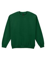 Gildan Heavy Blend Crewneck Sweatshirt ohne Nähte, White 3XL, G18000 – Fan Dark Green