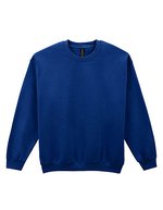 Gildan Heavy Blend Crewneck Sweatshirt ohne Nähte, White 3XL, G18000 – Fan Deep Royal