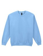 Gildan Heavy Blend Crewneck Sweatshirt ohne Nähte, White 3XL, G18000 – Light Blue