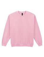 Gildan Heavy Blend Crewneck Sweatshirt ohne Nähte, White 3XL, G18000 – Light Pink