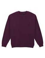 Gildan Heavy Blend Crewneck Sweatshirt ohne Nähte, White 3XL, G18000 – Maroon