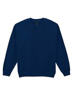 Gildan Heavy Blend Crewneck Sweatshirt ohne Nähte, White 3XL, G18000 – Navy