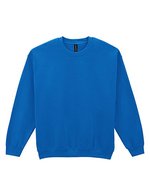 Gildan Heavy Blend Crewneck Sweatshirt ohne Nähte, White 3XL, G18000 – Royal