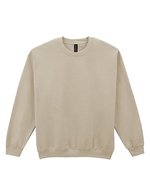Gildan Heavy Blend Crewneck Sweatshirt ohne Nähte, White 3XL, G18000 – Sand