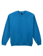 Gildan Heavy Blend Crewneck Sweatshirt ohne Nähte, White 3XL, G18000 – Sapphire