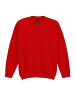 Gildan Jugend Crewneck Sweatshirt Heavy Blend, White M (140/152), G18000K – Rosso