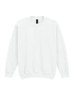Gildan Jugend Crewneck Sweatshirt Heavy Blend – White
