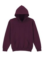 Gildan Heavy Blend Kinder Kapuzenpullover, Forest Green L (164), G18500K – Bordeaux