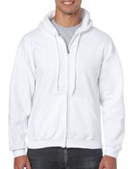 Gildan Heavy Blend Full Zip Kapuzenpullover, Purple XL, G18600 – Bild 3
