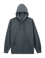 Gildan Heavy Blend Full Zip Kapuzenpullover, Purple XL, G18600 – Dark Heather