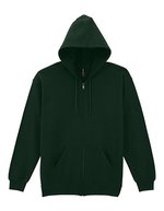 Gildan Heavy Blend Full Zip Kapuzenpullover, Purple XL, G18600 – Forest Green
