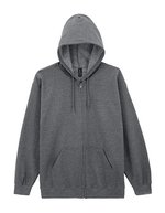 Gildan Heavy Blend Full Zip Kapuzenpullover, Purple XL, G18600 – Graphite Heather
