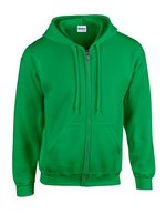 Gildan Heavy Blend Full Zip Kapuzenpullover, Purple XL, G18600 – Irish Green