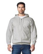 Gildan Heavy Blend Full Zip Kapuzenpullover, Purple XL, G18600 – Bild 5