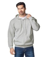 Gildan Heavy Blend Full Zip Kapuzenpullover, Purple XL, G18600 – Bild 6