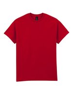 Gildan Ultra Cotton T-Shirt ohne Seitennähte, Gold L, G2000 – Cerise Rouge