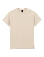 Gildan Ultra Cotton T-Shirt ohne Seitennähte, Gold L, G2000 – Naturel
